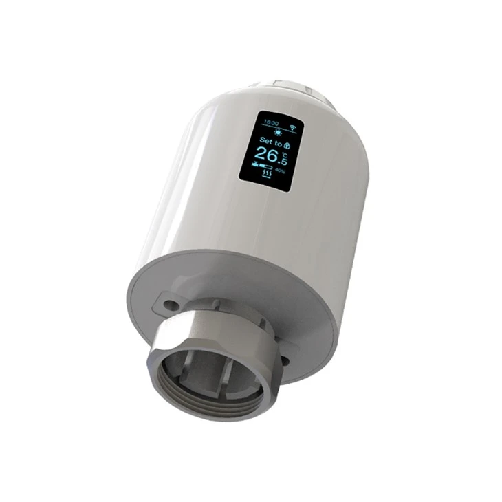 OLED Display Zigbee Radiator Actuator TRV-602