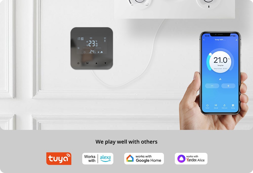 Tuya WiFi Voice Control Thermostat Tuya WiFi Voice Control Thermostat