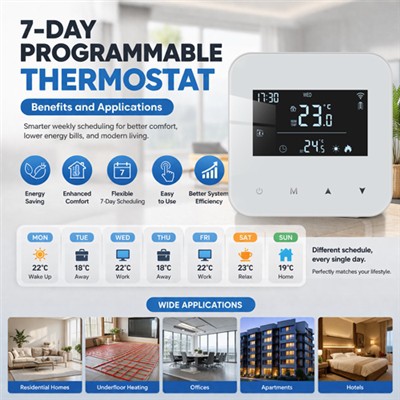 7-Day Programmable Thermostat Benefits