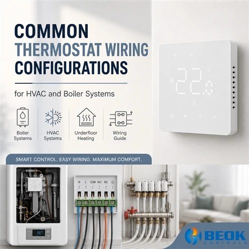 Common Thermostat Wiring Configurations for HVAC and Boiler Systems