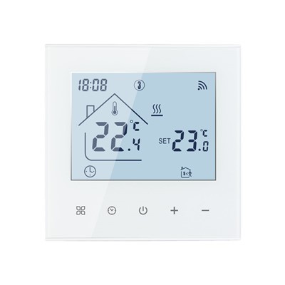 Pure White/Black Color Intelligent Zigbee Protocol Room Thermostat TDR89-ZB