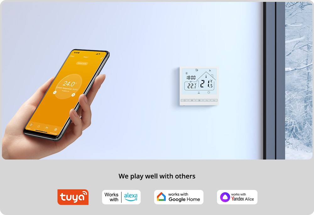 Beok tuya wifi thermostat TOL47 Beok tuya wifi thermostat TOL47