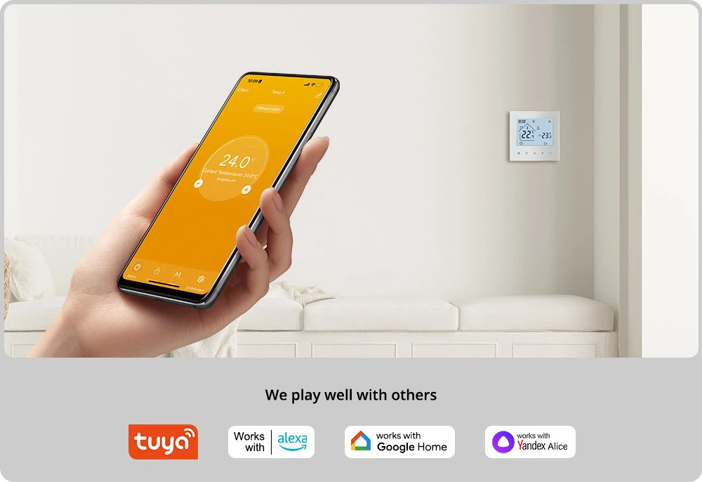 Beok TDR89 Heated Floor Wifi Thermostat Beok TDR89 Heated Floor Wifi Thermostat