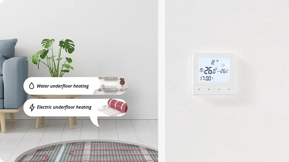 TDS72 digital underfloor heating thermostat TDS72 digital underfloor heating thermostat