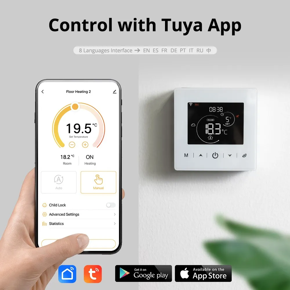 BOT-R9V-WIFI thermostat phone control BOT-R9V-WIFI thermostat phone control