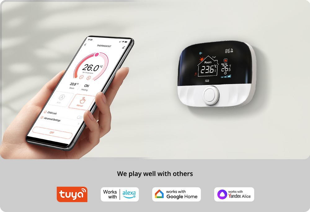 Wireless WiFi Boiler Thermostat BOT-T9N-WIFI Wireless WiFi Boiler Thermostat BOT-T9N-WIFI