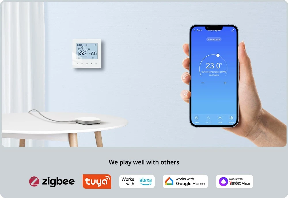 Zigbee floor heating thermostat Zigbee floor heating thermostat