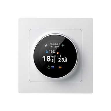 Smart Wifi Round Colorful Screen Gas Boiler Thermostat TCC31